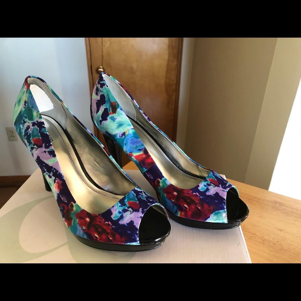 Floral Heels, Floral Pumps, Flower High Heels